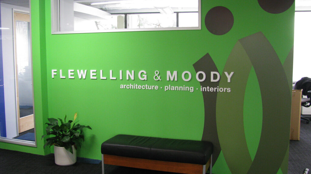 Office - Flewelling & Moody - Wall Graphics - Digital Printing - Vinyl - Large Format Printing - Interior Wall Graphics