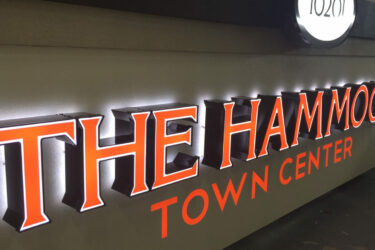Shopping Mall - The Hammocks Town Centers- Face Lit & Halo Lit Channel Letters - Storefront Sign - Illuminated Sign - Aluminum - LED - Outdoor Sign - Wall Sign - Building Sign