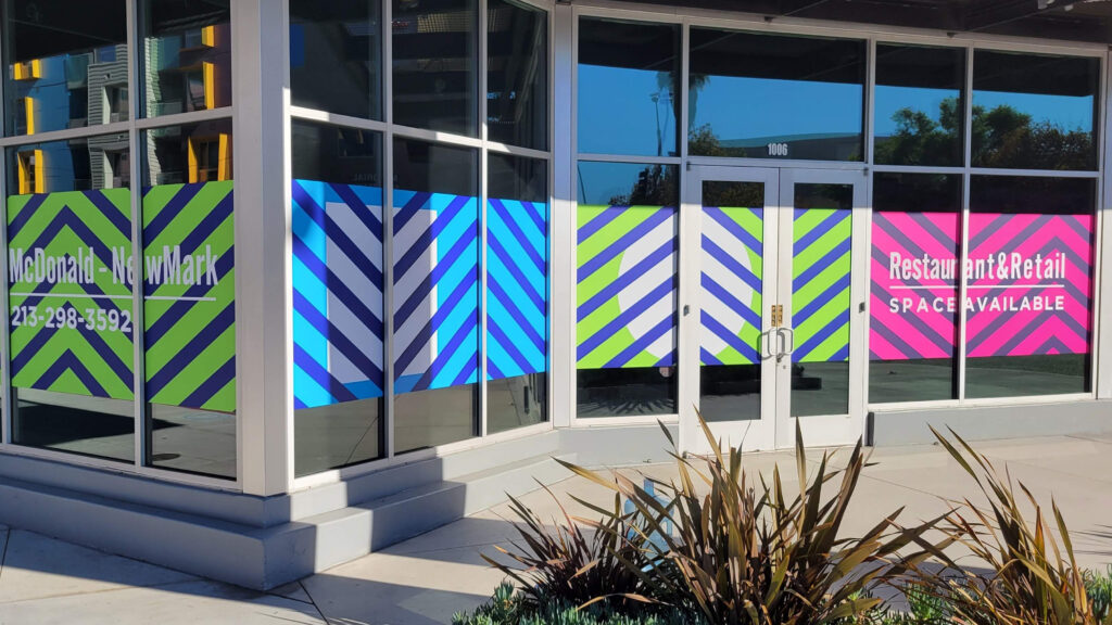 Management Company - Space For Lease - Window Graphics - Digital Printing - Vinyl