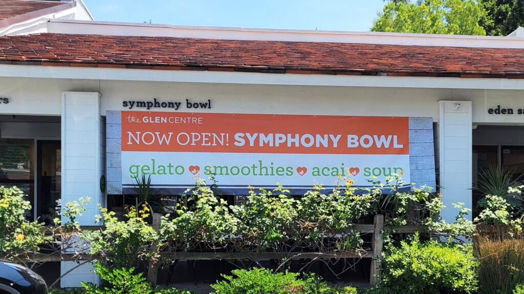 Ice Cream Shop - Symphony Bowl - Banners - Large Format Banners - Building Banners