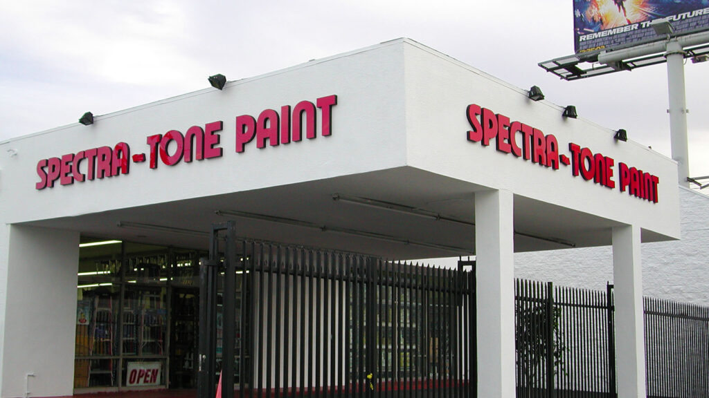 Paint Store - Spectra Tone Paint Store- 3D Letters - Paint - Foam Letters - Dimensional Letters - Exterior Sign