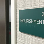 Hospital Signs - ADA SIGN - Room ID Sign - Acrylic - Braille - Room ID Sign - Tactile Letters - Custom Design