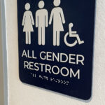Hospital - ADA SIGN - All Gender Restroom Wall Sign - Acrylic - Braille - Tactile Letters - Custom Design