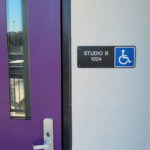 School Signs - ADA SIGN - Room ID Sign - Acrylic - Braille - Room ID Sign - Tactile Letters