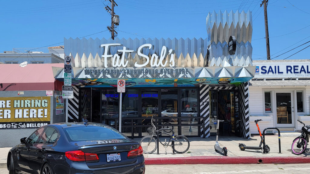 Restaurant - Fat Sal's - Architectural Sign - Aluminum - Building Sign - Modern Sign - Custom Designed Storefront