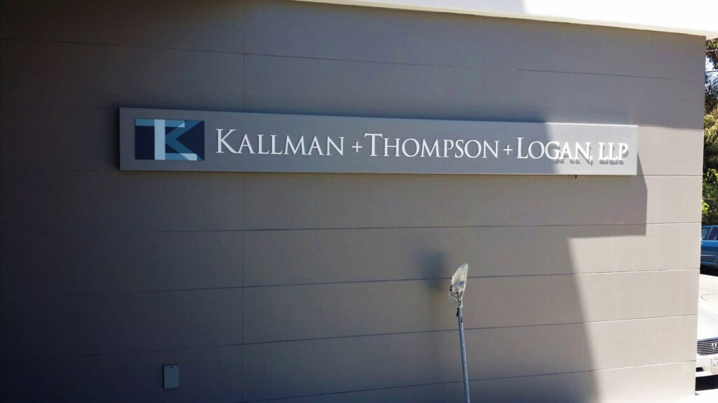 Law Offices - KTL Law Offices - Architectural Sign - Acrylic - LED - Aluminum - Modern Sign