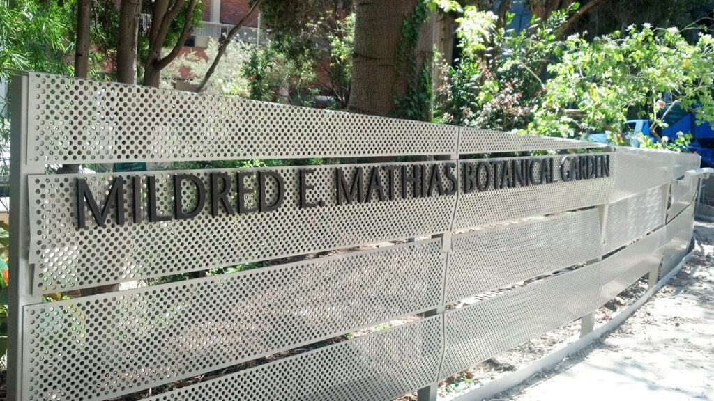 Botanical Garden - Botanical Garden - Metal Letters - Aluminum - Paint - Flat Cut Metal Letters - Dimensional Letters - Exterior Sign